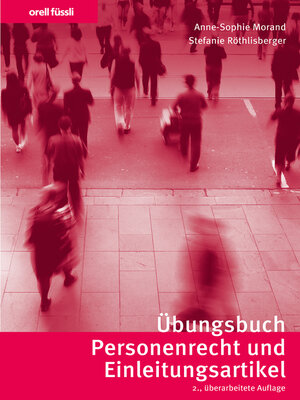 cover image of Übungsbuch Personenrecht und Einleitungsartikel